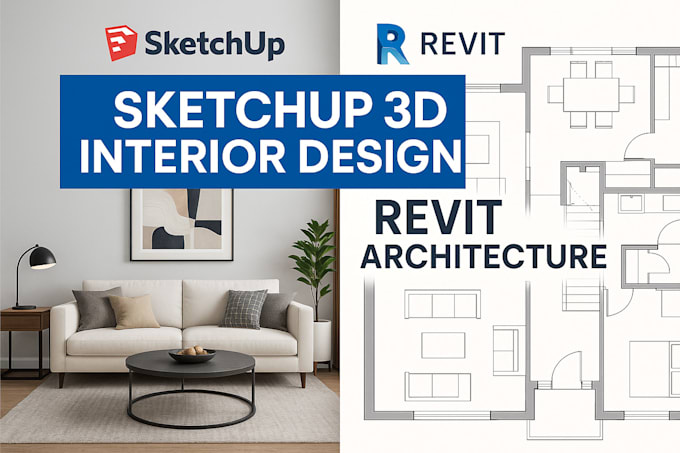Do sketchup 3d interior design and revit architecture by Charles_rogan ...