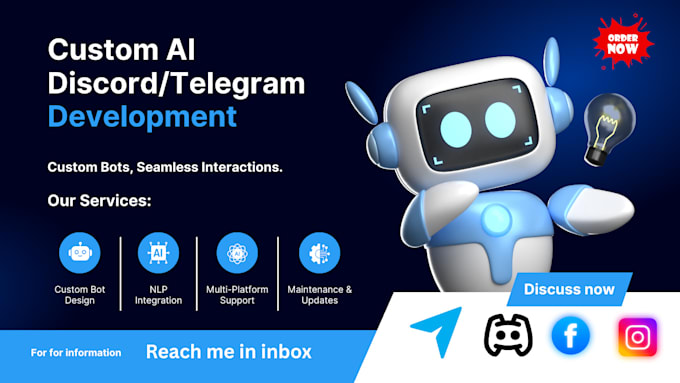make professional custom coded discord bot