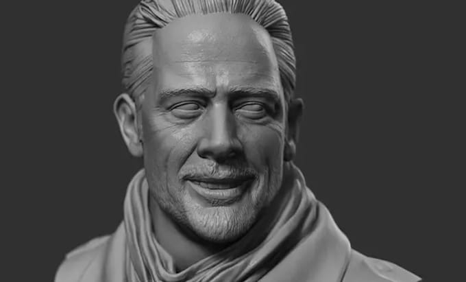 do realistic 3d head, face model, helmet, full body, 3d portrait for 3d model