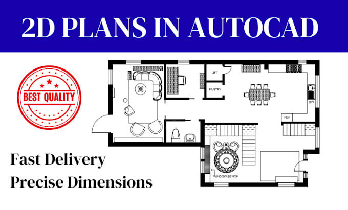 design and draw your 2d plans in autocad