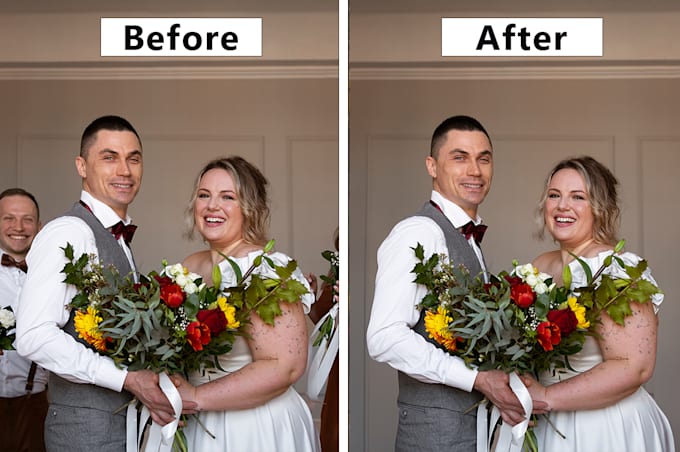 photoshop images, add, replace, remove, reposition, person, people, objects