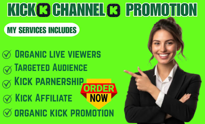 organic kick channel promotion service