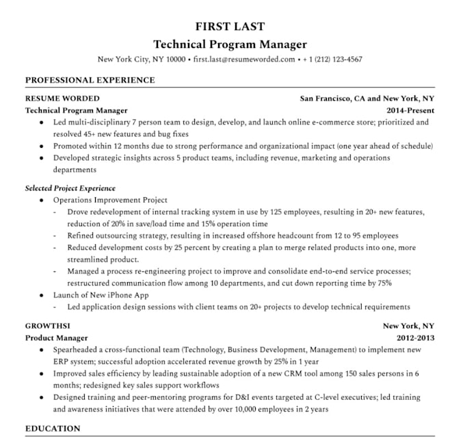 write a resume for pharmaceutical professionals