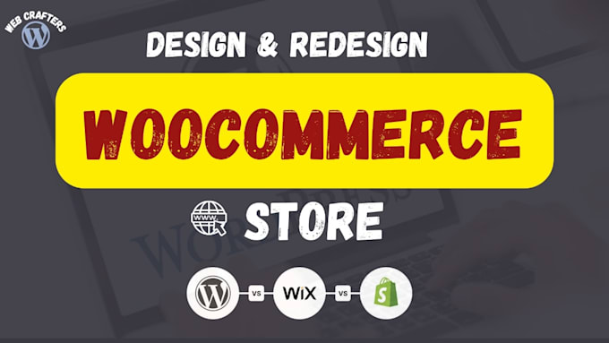 design ecommerce store and online webshop using woocommerce wordpress