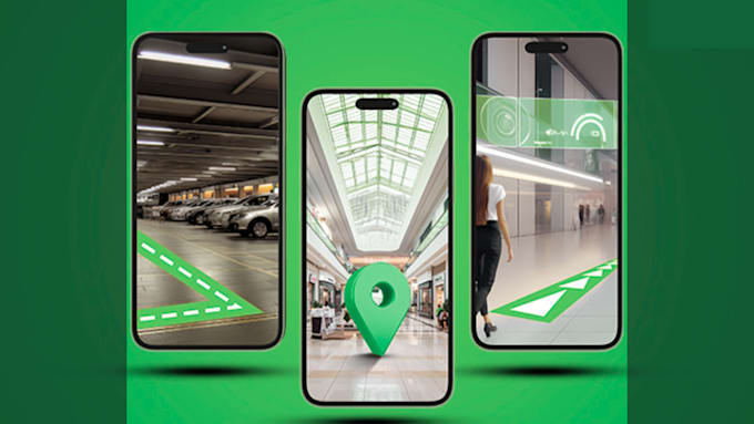 develop beacon indoor navigation app, ar way finder app, geolocation app