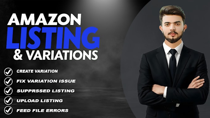 create and fix amazon product listings and variations