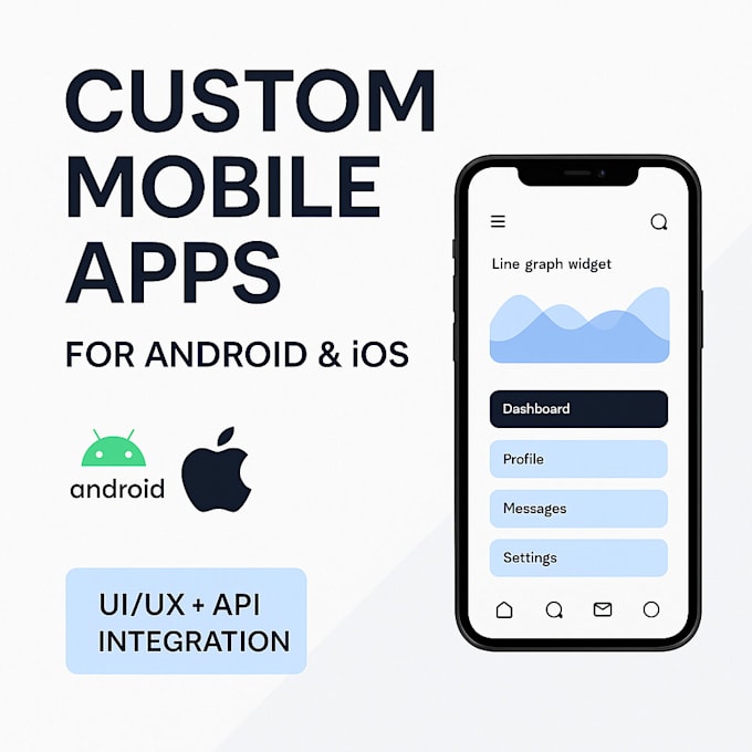 Develop a custom mobile app for android and ios with a modern ui by ...