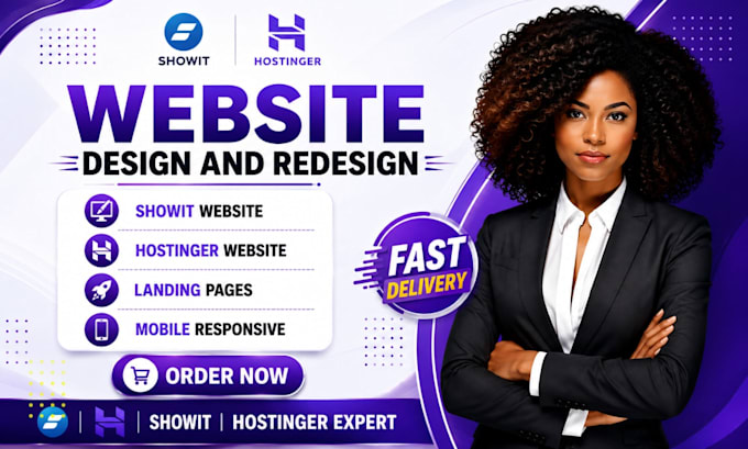 design showit website showit template customization redesign hostinger website