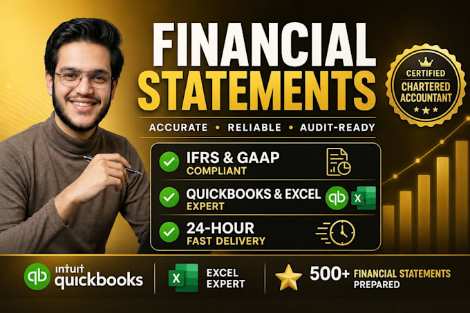 prepare complete financial statements for any business and organization