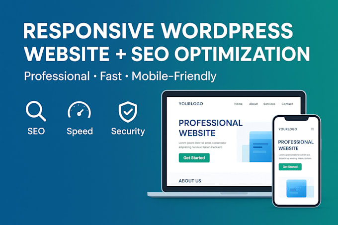 Build a responsive wordpress website with seo optimization by ...