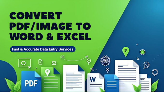 convert PDF, image, or scanned files to editable file