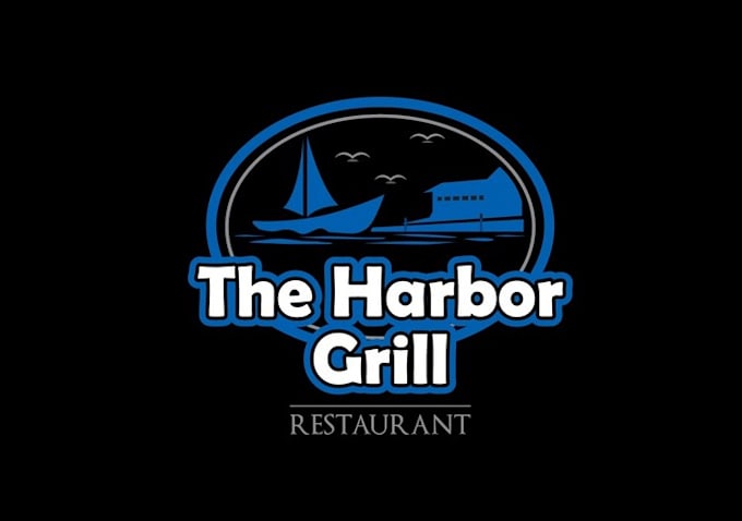 make super bar and grill logo for casual fun dock side bar