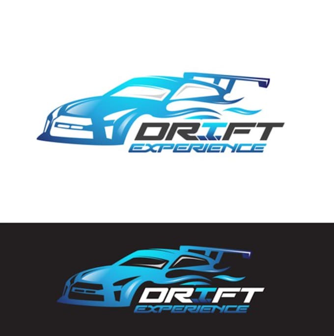draw car , automotive , auto mobile , car drift logo