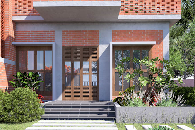 do 3d architectural modeling and render