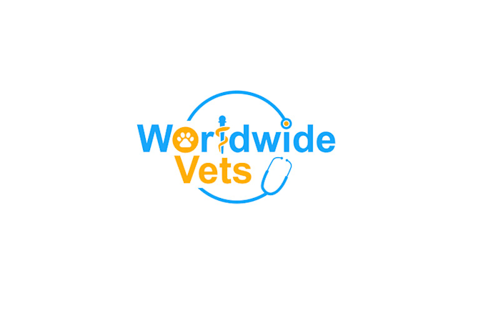 design worldwide vets animal charity logo