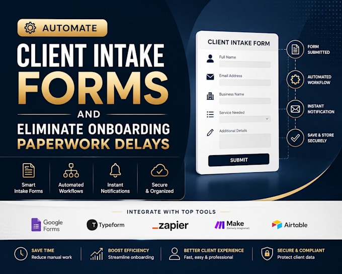 automate client intake forms and eliminate onboarding paperwork delays