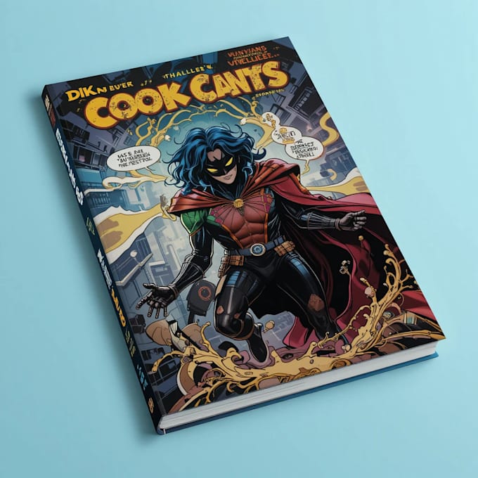 comic book illustration, cartoon character
