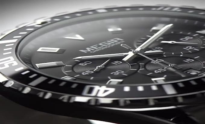 design watch and provide realistic 3d watch animation