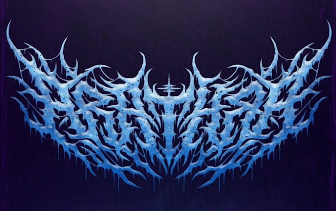 custom metal logo design bold edgy professional