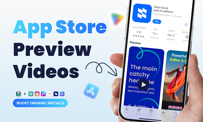 Create a high converting app store preview videos for ios apps by ...