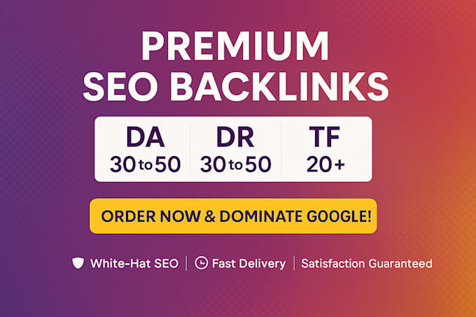 do manual seo bcklinks with high ahrefs domain rating