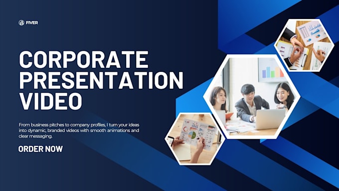 do professional corporate presentation video for business
