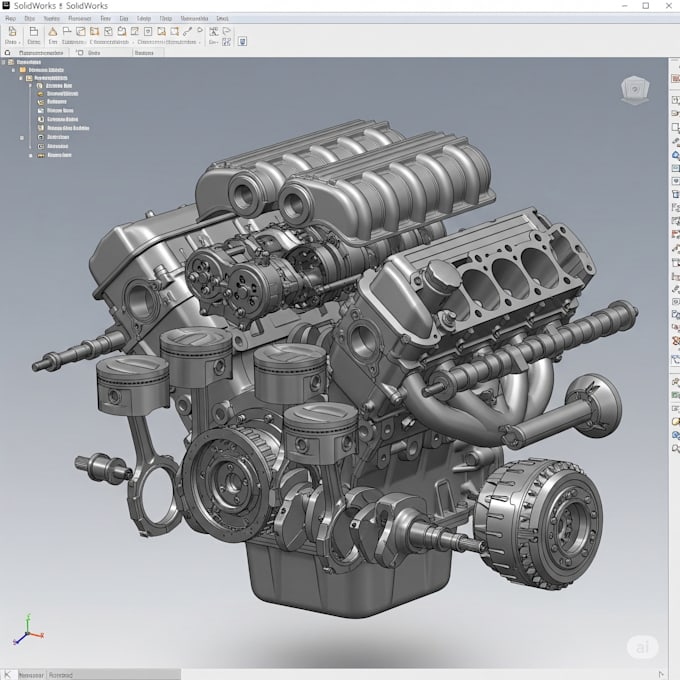 be your expert solidworks designer for 3d modeling and 2d technical drawings