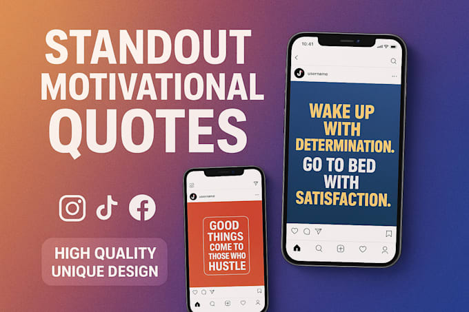 Design daily motivational quote posts and carousels for instagram and ...
