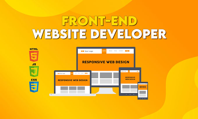 be your front end web developer, html css bootstrap tailwind js