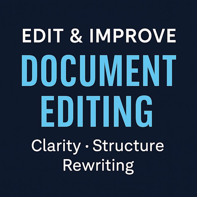 edit and improve your technical or business document for clarity