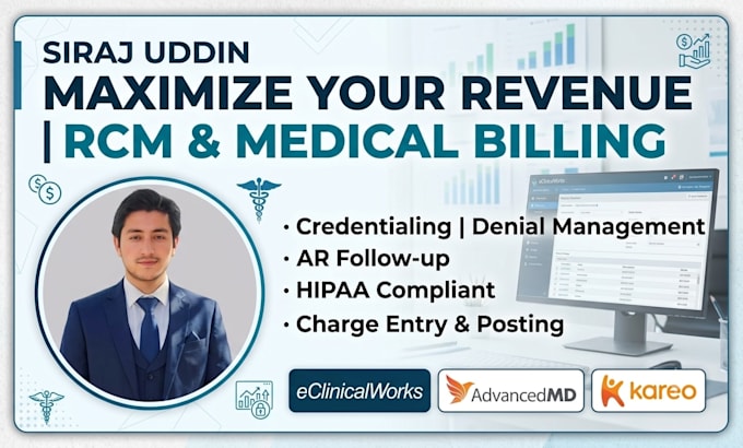 provide expert medical billing rcm and denial management