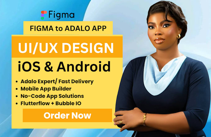 Convert figma to adalo app, build mvp, and design mobile app ui ux by ...