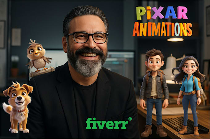 design and build 3d pixar style animations for you
