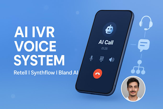 develop ai IVR voice system using retell, synthflow, and bland ai