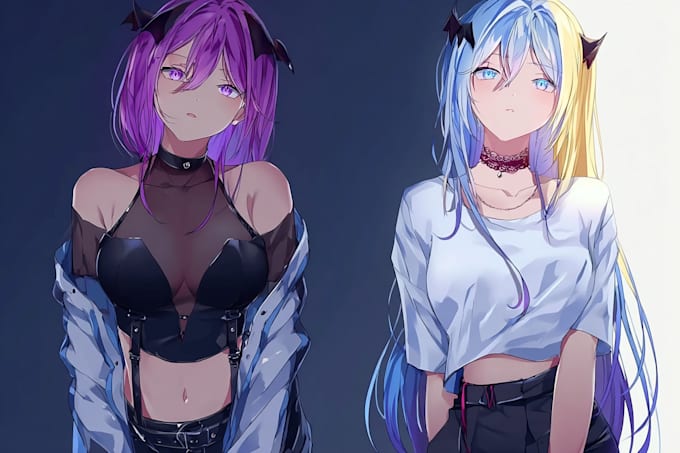draw beautiful anime art illustration