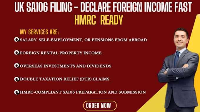 file sa106 foreign income declaration for UK tax return