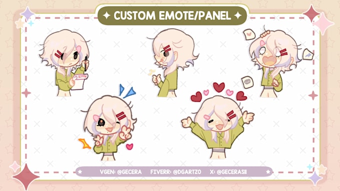 draw silly emote art for stream and more