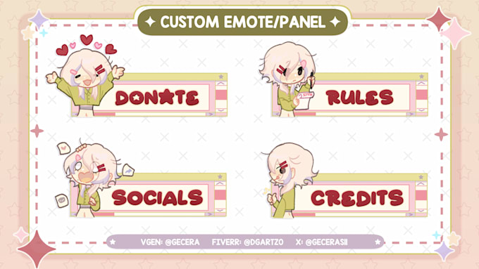 draw silly panel art for stream and more
