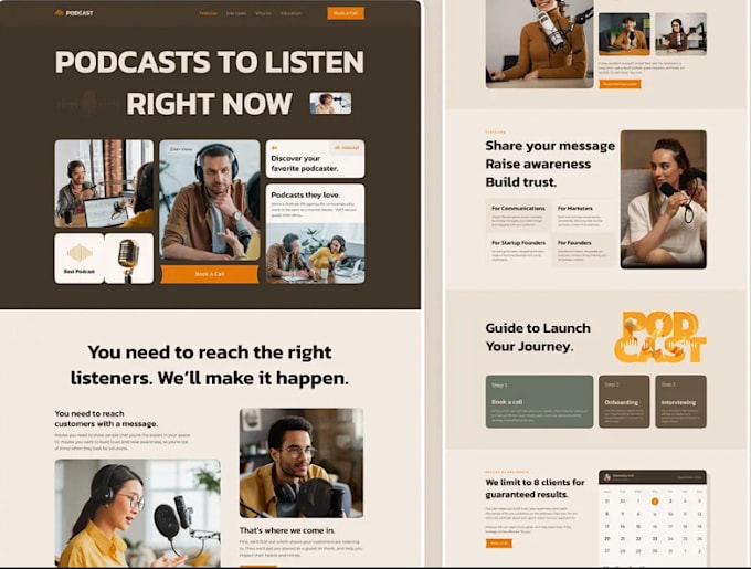 develop squarespace radio music portfolio website artist dj website design