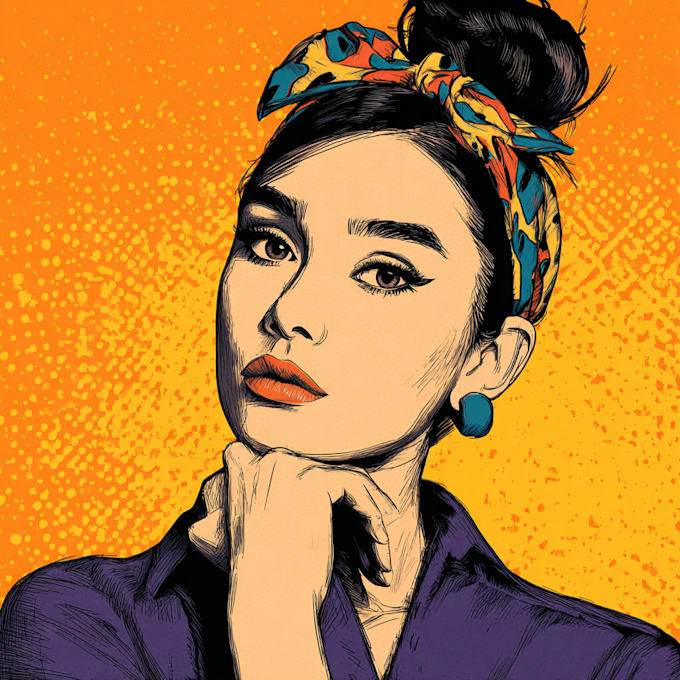 make amazing wpap pop art portrait