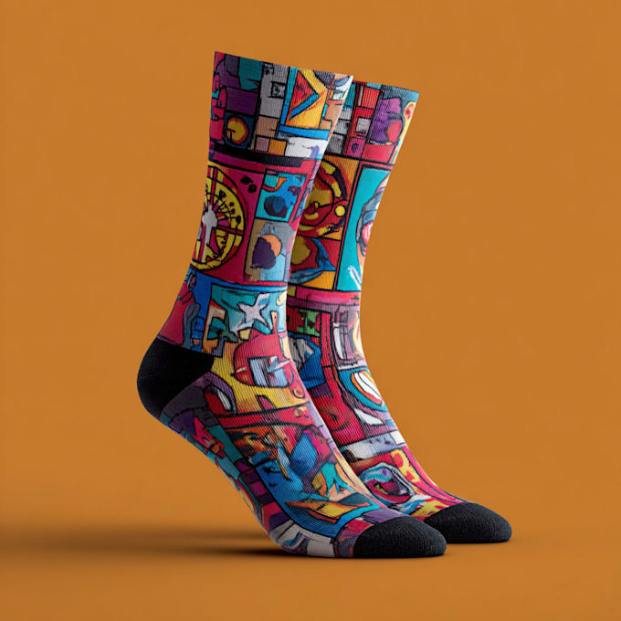 design custom and unique socks design