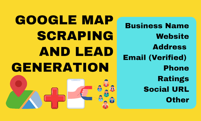 scrap google maps for b2b lead generation and find business email address