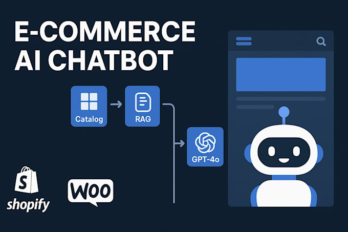 build shopify woocommerce ai chatbot python langchain rag whatsapp