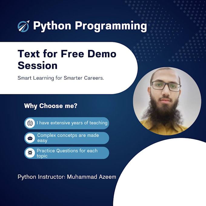 teach python coding from beginner to advanced for students and professionals