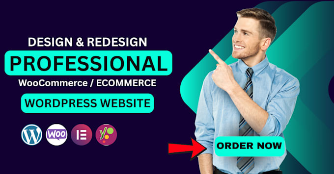create wordpress woocommerce website, design and redesign