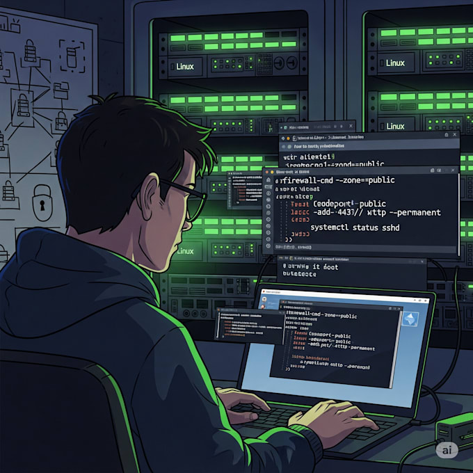 be your linux server administrator for maintenance and troubleshooting