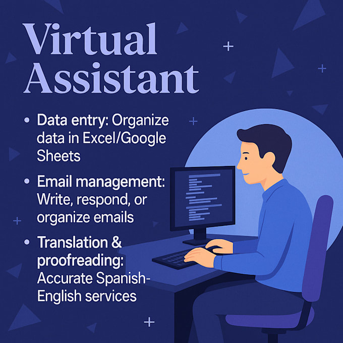 be your fast bilingual virtual assistant for data entry and admin tasks