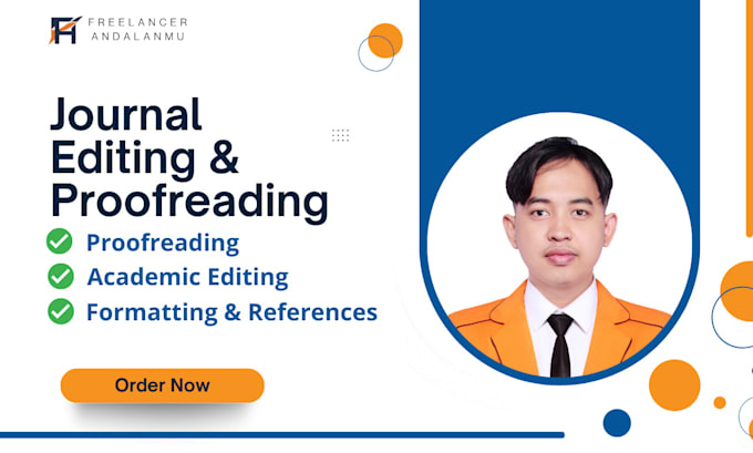 edit, proofread, and format scientific journal articles