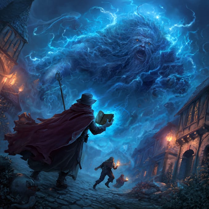 illustrate fantasy book covers and ebook covers