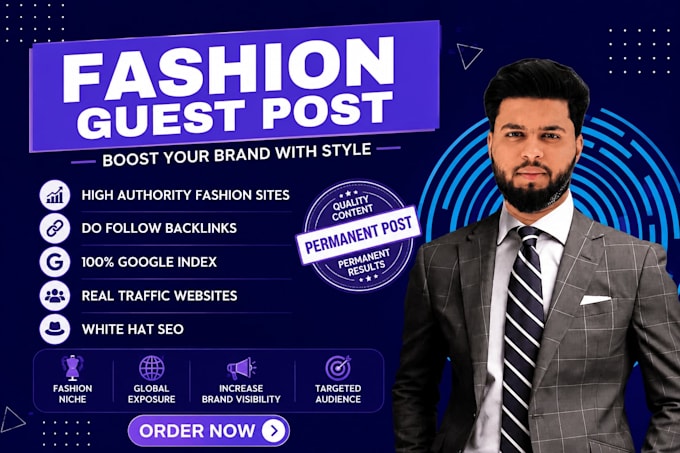 publish SEO fashion guest posts with quality fashion backlinks
